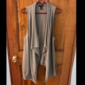 Grey sweater vest